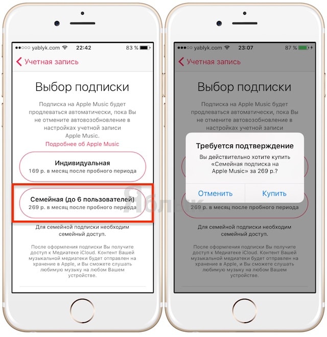 Семейный аккаунт Apple Music, или как слушать и скачивать любую музыку на iPhone, iPad и Mac за 45 рублей в месяц
